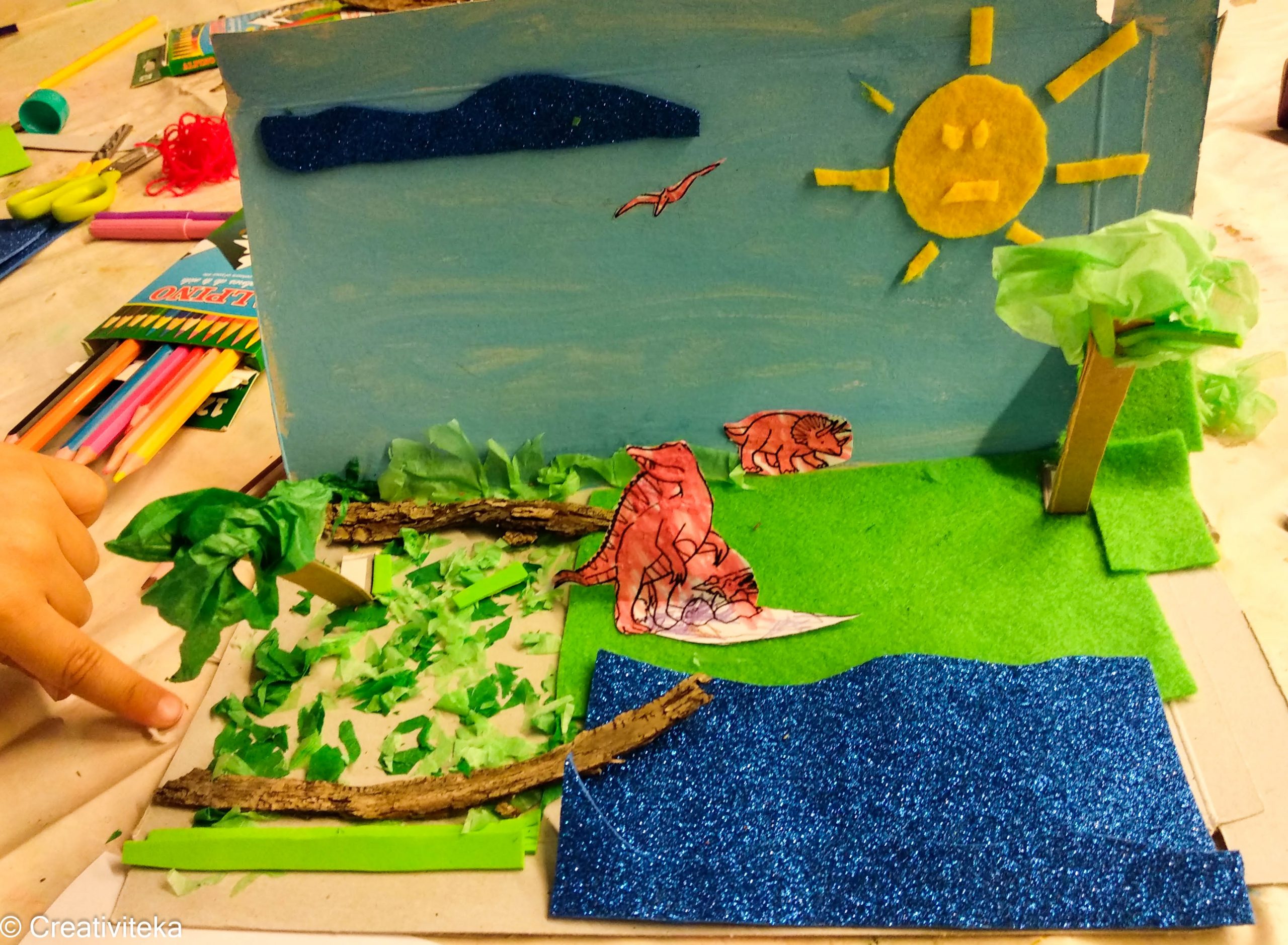 Dioramas dinoramas talleres en familia